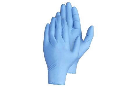 Extra Large Nitrile Powder Free Gloves - Blue