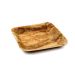Biodegradable Square Palm Leaf Plate 24x24cm Natural