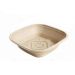 2250ml Bagasse Square Catering Bowl Kraft