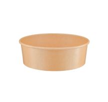 1100ml Round Paperboard Salad Bowl KRAFT