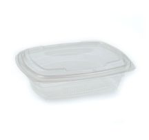 750ml RPET Rectangular Hinged Container