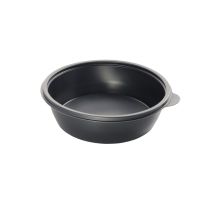 1000ml Microwaveable PP Round Bowl Black
