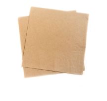 2 Ply 40cm Napkin Kraft - Unbleached