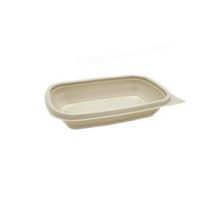 375ml Microwaveable PP Rectangular Tray Beige