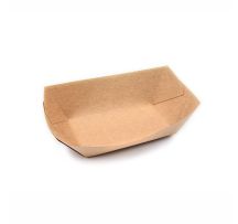 Small Paperboard Food Tray Kraft