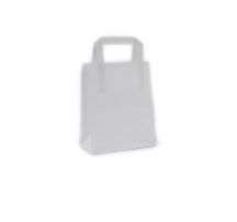 Small SOS Paper Bag White