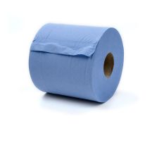 2 Ply Centre Feed Blue Roll 150m